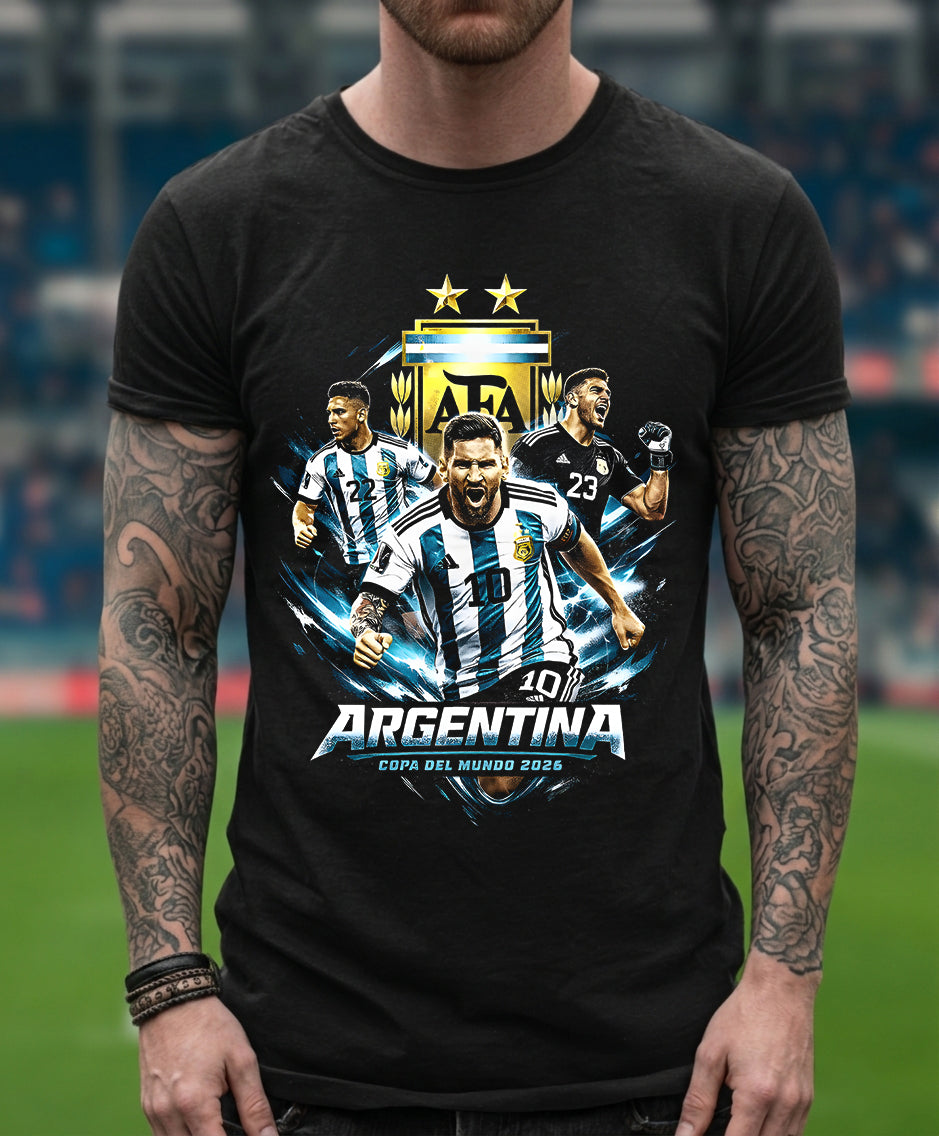 Playera del Mundial Messi, Mbappé, Cristiano... Elije tu Crack favorito