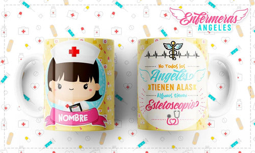 Taza Enfermera Regalo Perzonalizado Diferentes Modelos Kawai