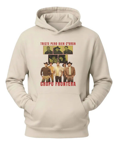 Sudadera Grupo Frontera Estilo Tour Vintage Calidad Premium
