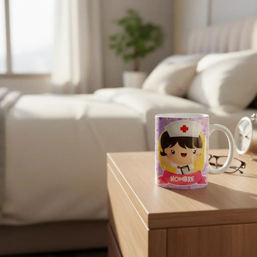 Taza Enfermera Regalo Perzonalizado Diferentes Modelos Kawai