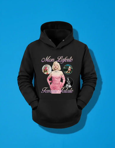 Sudadera Mon Laferte Estilo Vintage Tour Femme Fatale Hoodie