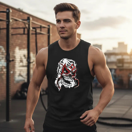 Playera Sin Manga Penta Cero Miedo Lucha Wrestling Gym Tank