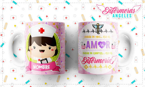Taza Enfermera Regalo Perzonalizado Diferentes Modelos Kawai