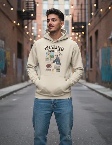 Sudadera Chalino Sanchez Beige Vintage Bootleg Streetwear