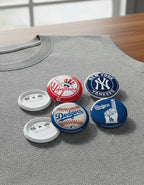 Boton Beisbol 100 P Fotoboton Publicitario 58 Mm Pin Basebal