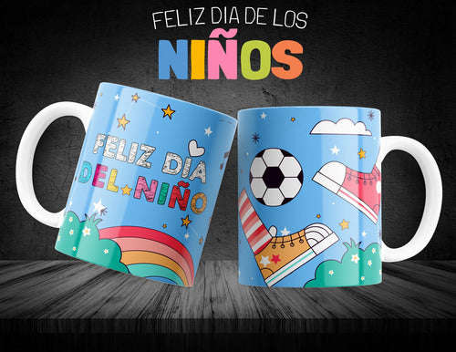 Taza Dia Del Niño Personalizada Pack 12 Pz Varios Modeles