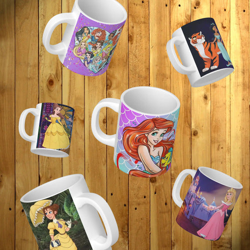 Tazas Princesas Bellas Surtidas 36 Pz