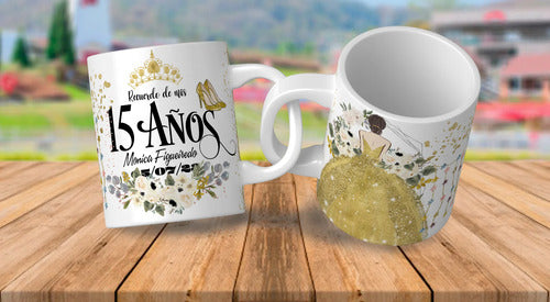 Taza Recuerdo Xv Años 36 Tazas Regalo Personalizado
