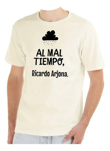 Playera Manga Corta Ricardo Arjona Gira 2026 Seco Algodon