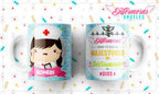 Taza Enfermera Regalo Perzonalizado Diferentes Modelos Kawai