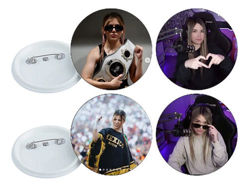 Riversgg 50 Botones 5.8 Cm Pin Fotoboton Streamer