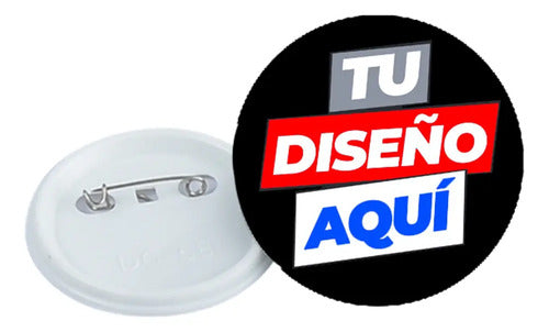 150 Fotoboton Publicitario 3.2 Cm Pack Boton Pin 32mm