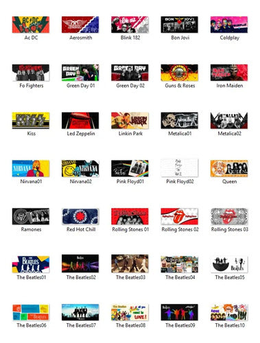 36 Tazas Rock Surtidas O Personalizadas