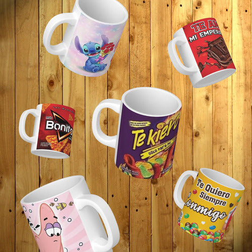 Tazas Amor Y Amistad Surtido San Valentin 36 Pz