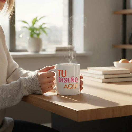 Pack 6 Taza Blanca Personalizadas Mayoreo Calidad Aaa