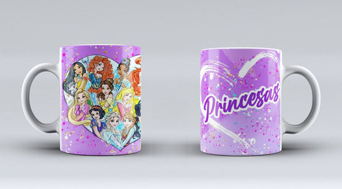 Tazas Princesas Bellas Surtidas 36 Pz