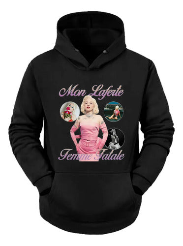 Sudadera Mon Laferte Estilo Vintage Tour Femme Fatale Hoodie
