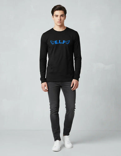 Playera Super Junior Elf Estilo Kpop Manga Larga Premium