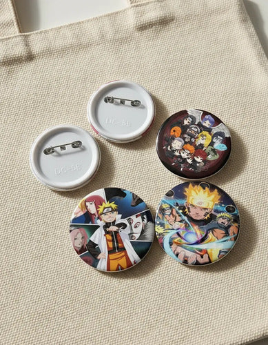 50 Botones Naruto Anime 5.8 Cm Pin Fotoboton Akatsuki