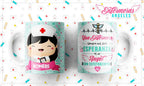 Taza Enfermera Regalo Perzonalizado Diferentes Modelos Kawai
