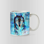 Animales Abstractos Pack 12 Taza Surtido Buho Lobo Leon
