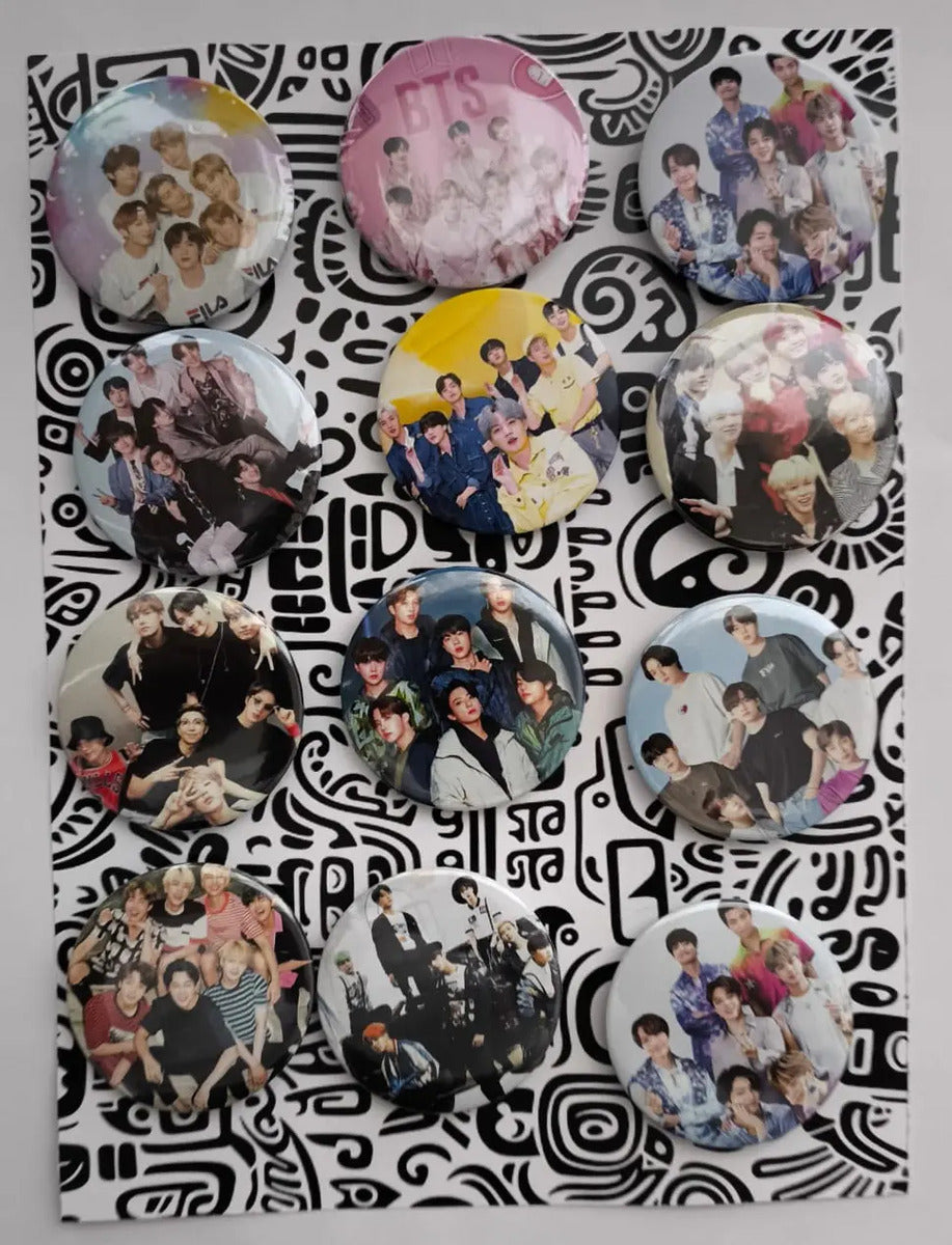 100 Fotoboton Publicitario 7.5 Cm Pack Boton Pin