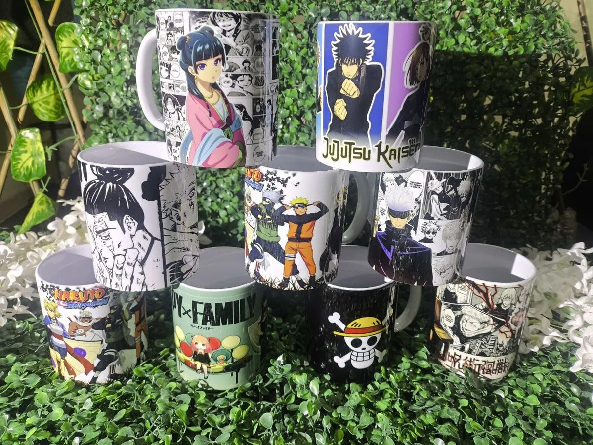 Lote 36 Tazas Anime Personalizadas Mayoreo Diseños Variados