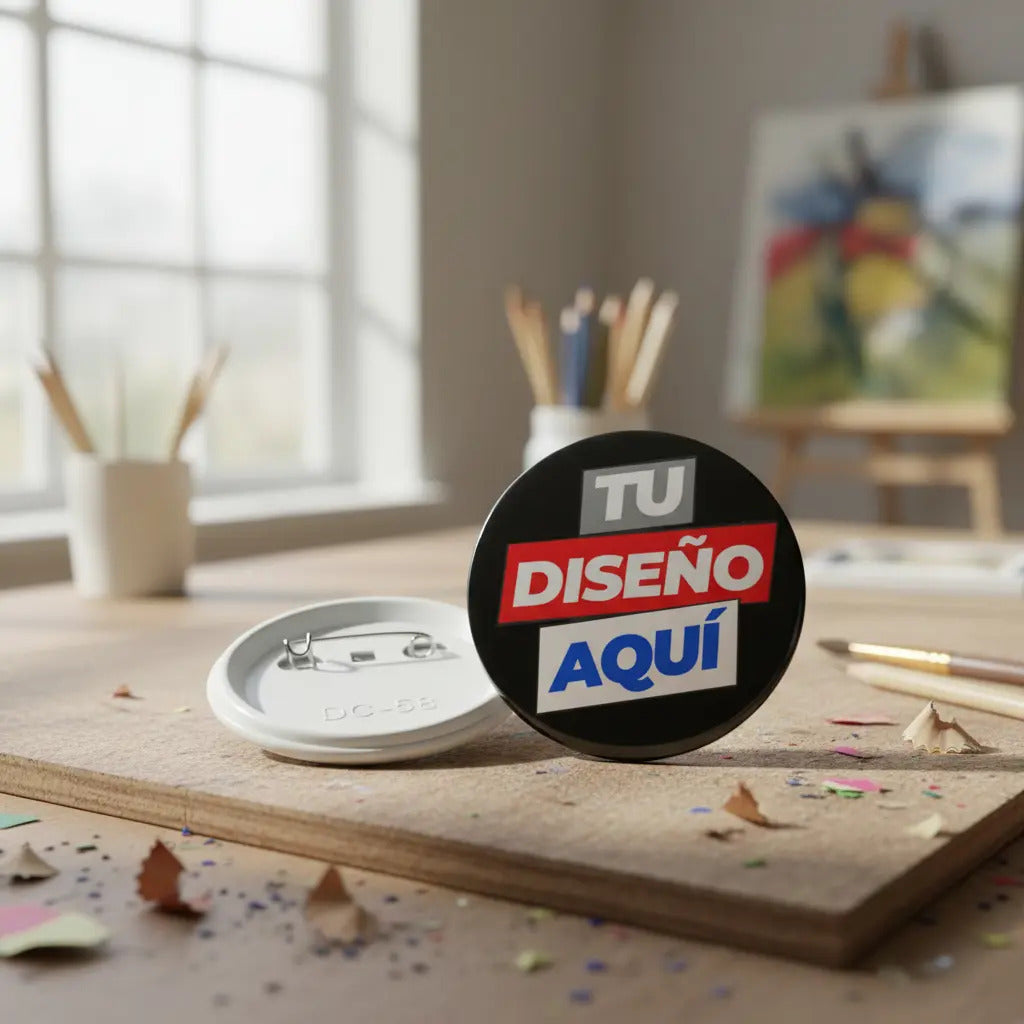 35 Fotoboton Publicitario 7.5 Cm Pack Botones Pin