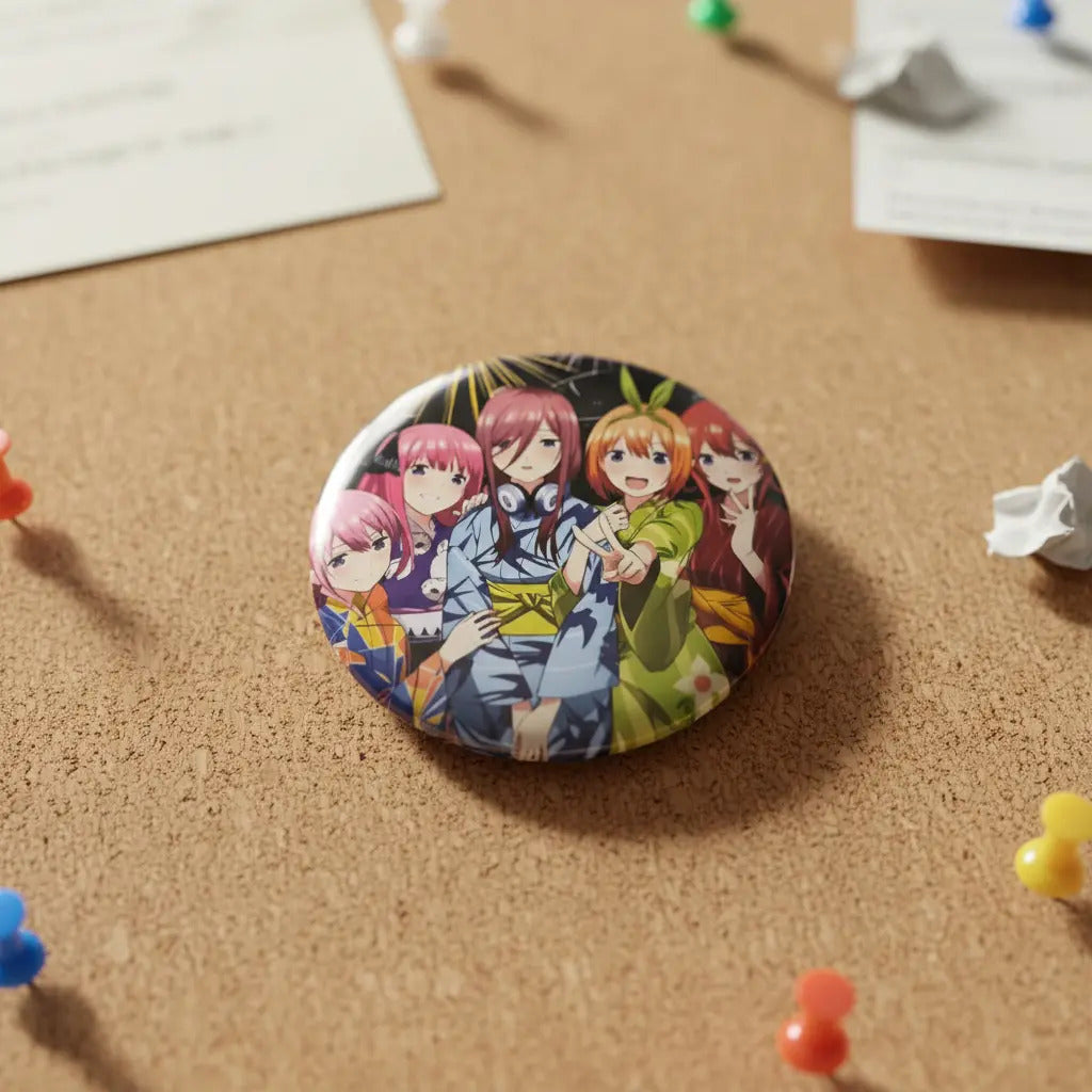 50 Botones Anime 5.8 Cm Mayoreo Pin Fotoboton