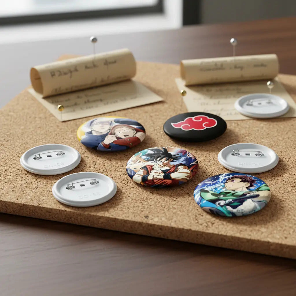 100 Botones Anime 5.8 Cm Mayoreo Pin Fotoboton