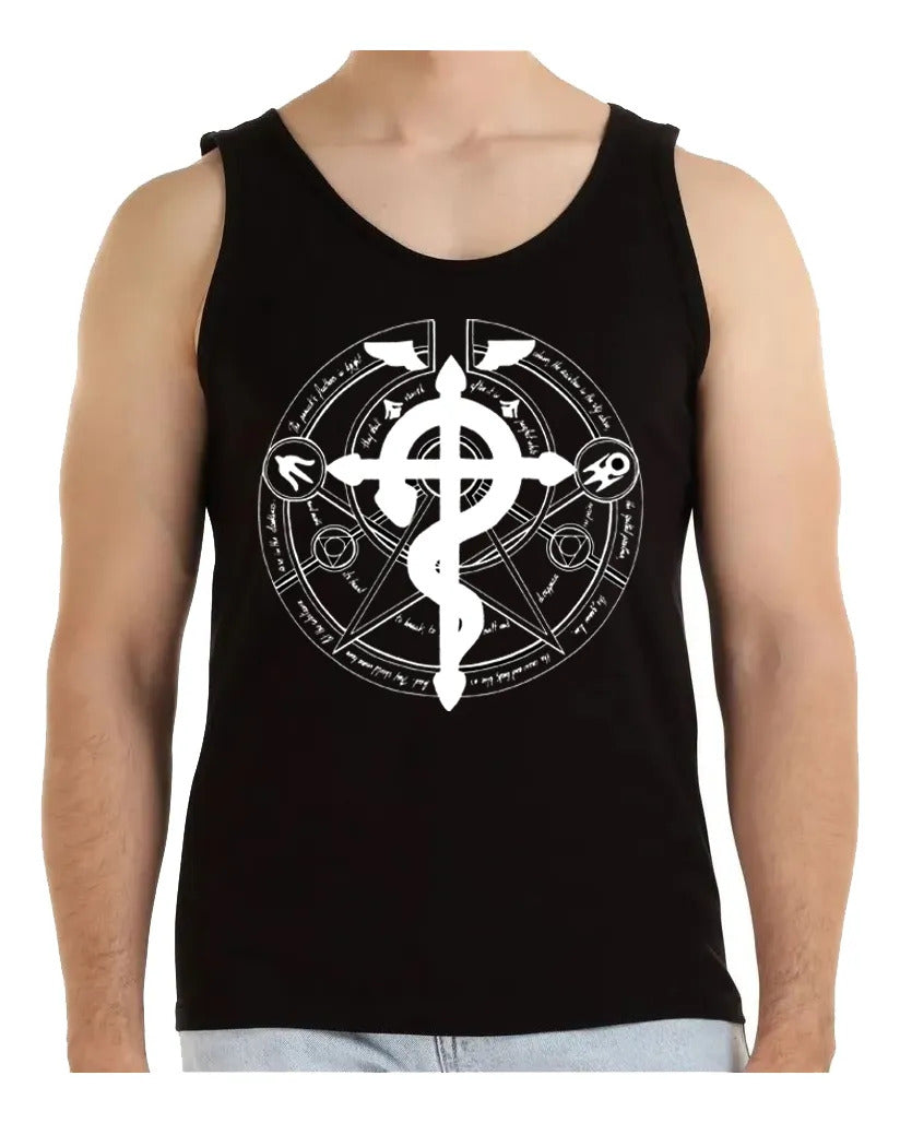 Playera Tirantes Fullmetal Alchemist Gym Arbol De La Vida
