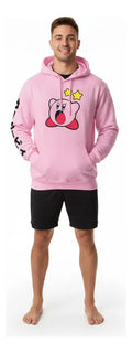 Sudadera Hoodie Kirby Videojuego Gorro Estampado Premium