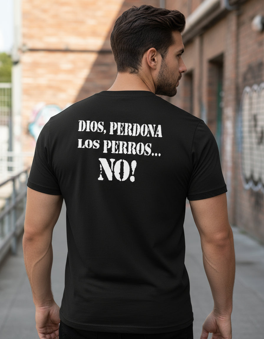 Playera Dios Perdona Lucha Libre Perros Mal Hombre Rudo