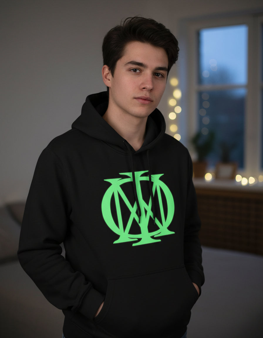 Dream Theater Luminiscente Sudadera Hoodie Brilla Oscuridad