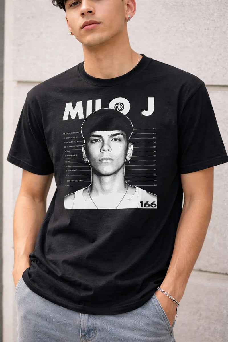 Playera Milo J Estilo La Vida Era Más Corta Calidad Premium
