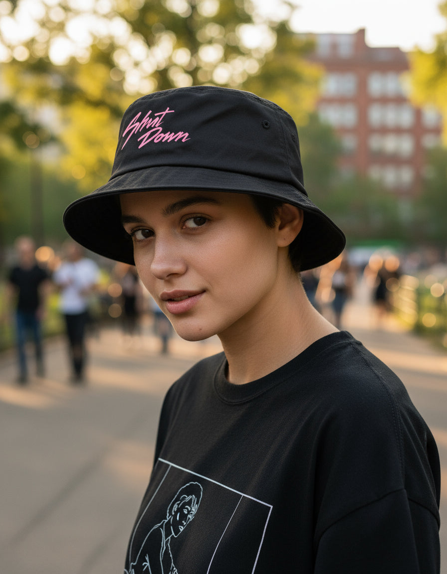 Blackpink Gorro Bucket Kpop Shut Down 01