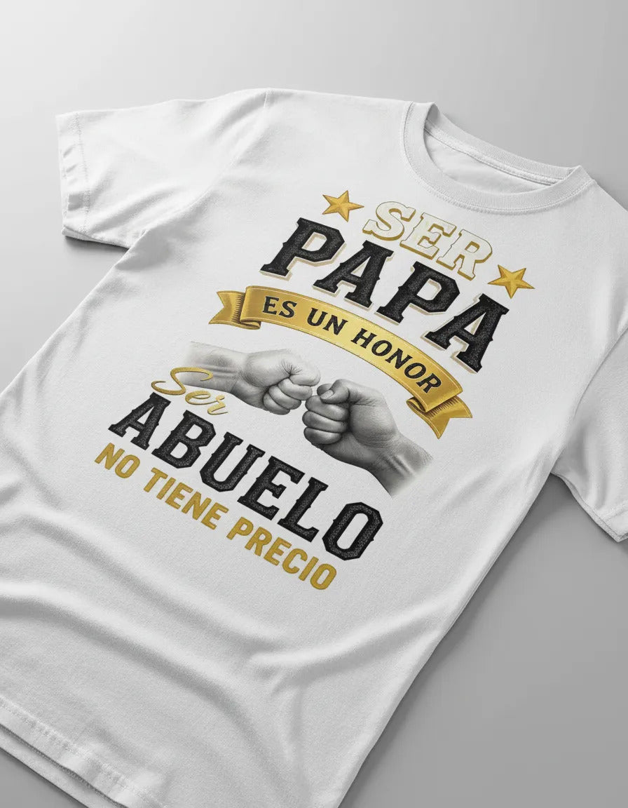 Playera Para Abuelo Regalo Dia Del Padre Ser Papa Es Honor
