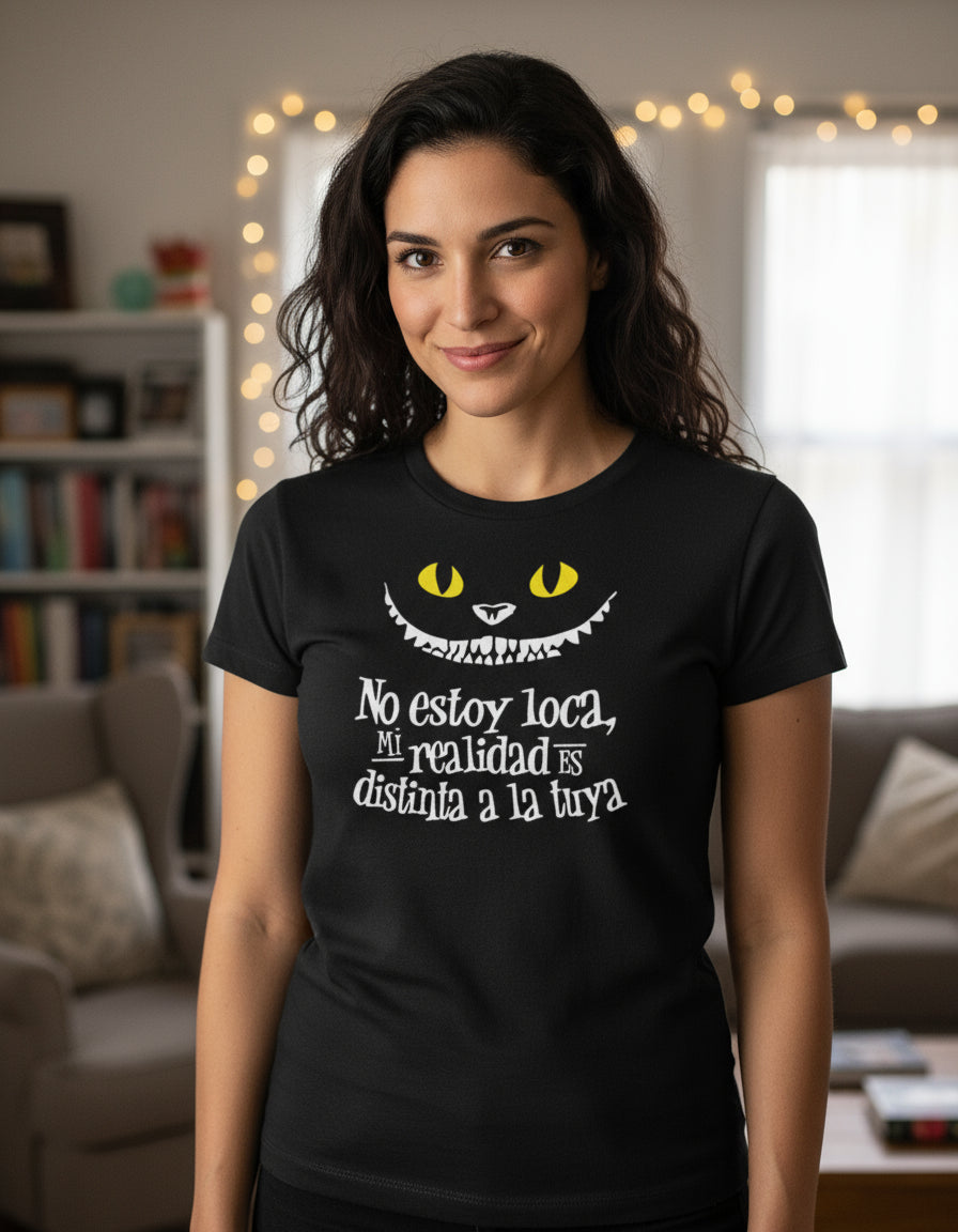 Gato Cheshire Playera Alicia En El Pais De Las Maravillas