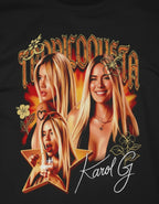 Playera Karol G Estilo Tropicoqueta Tour Vintage Streetwear