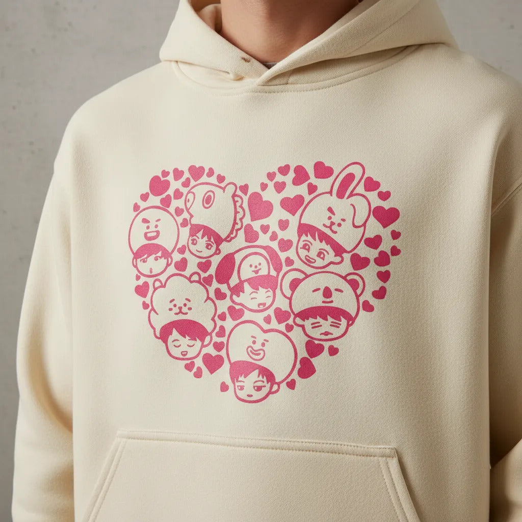 Sudadera Bt21 Estilo Kpop Bts Cooky Tata Calidad Premium