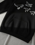 Dino Sudadera Jurasic Con Gorro Dinosaurio