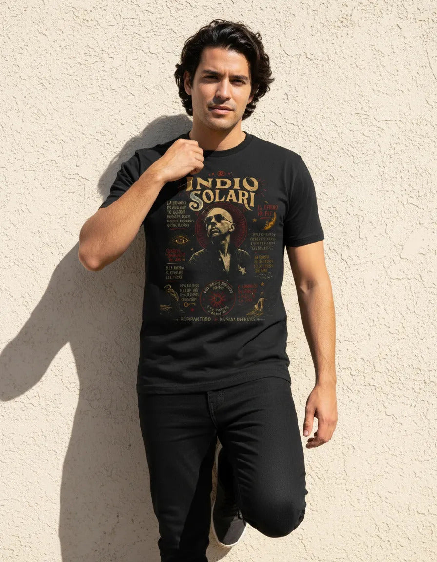 Playera Indio Solari Estilo Rock Patricio Rey Calidad Premiu