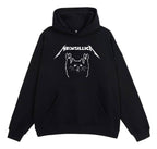 Mewtallica Sudadera Hoodie Metallica Heavy Metal Hard Rock