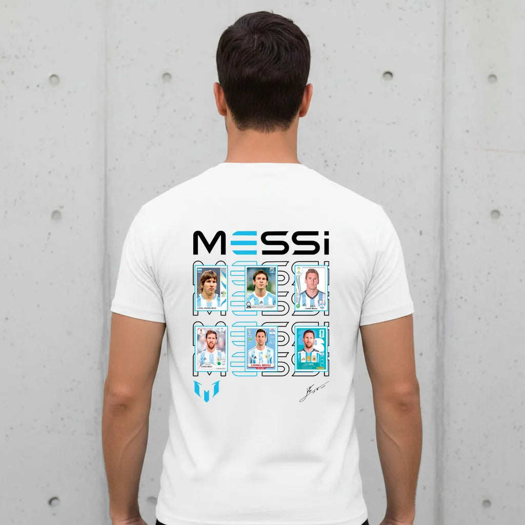 Playera Messi Argentina Estilo Mundial Futbol Tacto Algodon