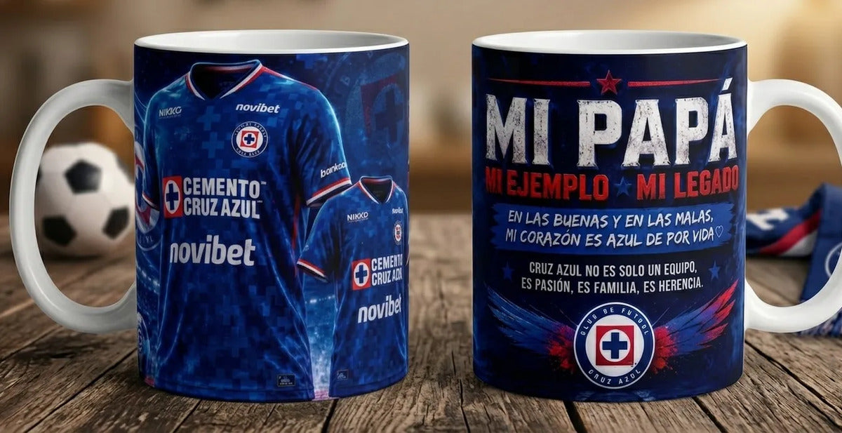 Taza Dia Del Padre Liga Mx Regalo Papa Personalizada Futbol