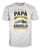 Playera Para Abuelo Regalo Dia Del Padre Ser Papa Es Honor