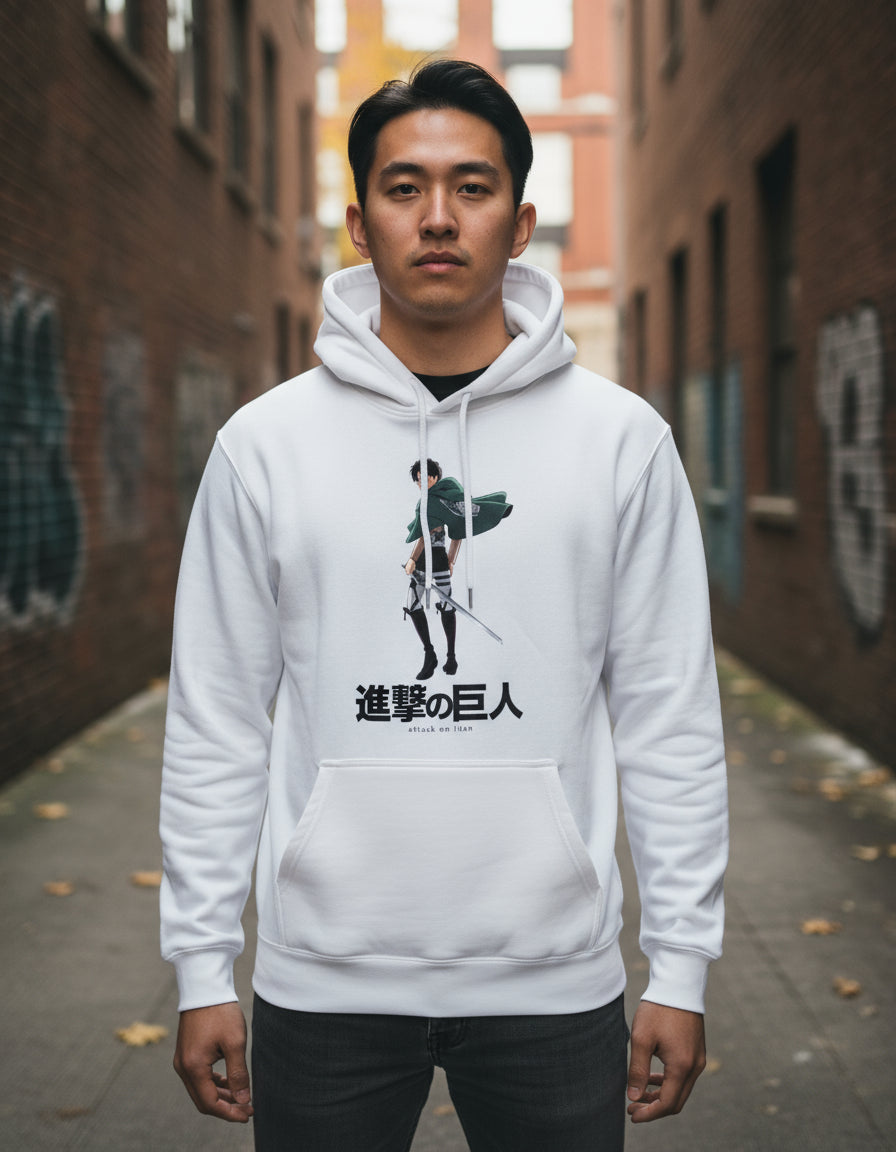 Sudaderda Levi Ackerman Shingeki No Kyojin