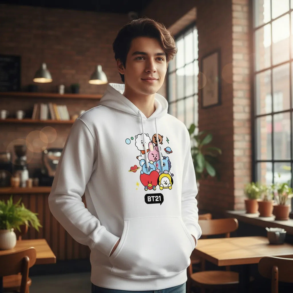 Sudadera Bt21 Estilo Kpop Bts Cooky Tata Calidad Premium