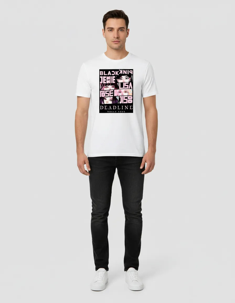 Playera Black Pink Deadline Jump