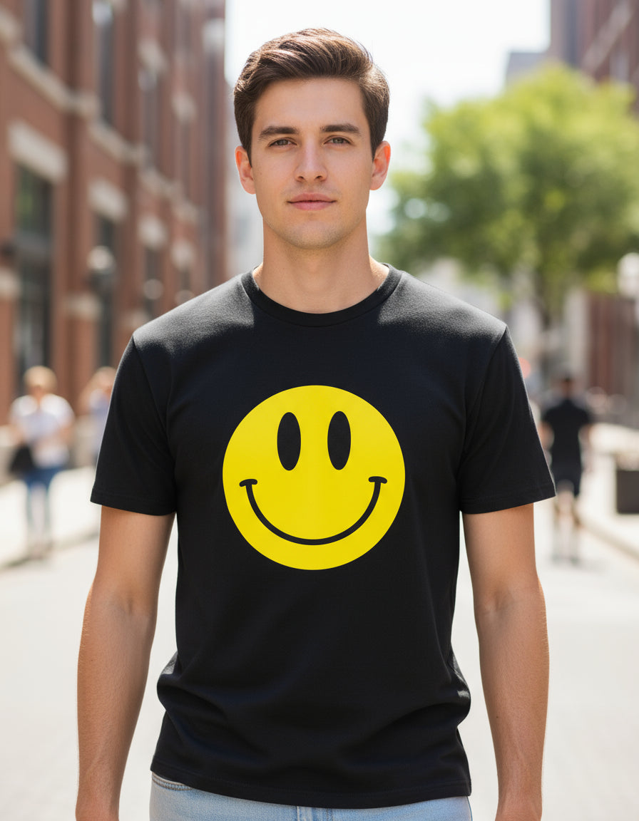Cara Feliz Smile Playera Aesthetic